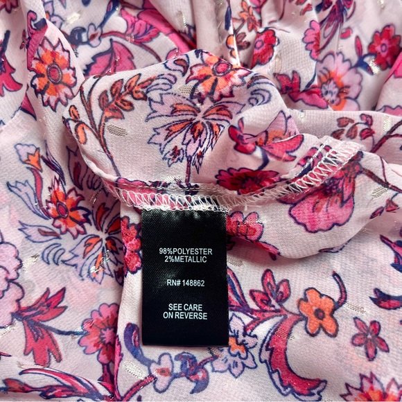 Torrid Kimono Women's 1 1X Pink Floral Midi Swim Cover Up Feminine Whimsical - Picture 4 of 12